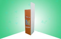 Robust 4 Shelf POS Cardboard Displays Stands Promoting Drinks With Fulfillment Design