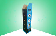Strong Cardboard Pop Up Display Stands Custom 4 Shelf For Promoting Earphone