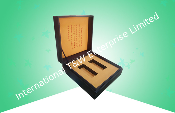 Buy Real Velvet Custom Retail Packaging Boxes , Gift Box Packaging With Spot UV Embossing online manufacture