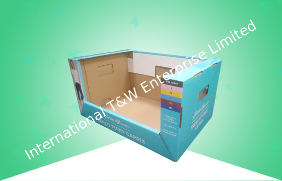 Buy Stacked Up Cardboard Display Trays Double Wall Board Large Space For Selling Fashion online manufacture