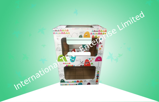 Kid Tool Cardboard Dump Bins Display Units , Cardboard Display Box Matt Finish