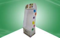 Customized POS Cardboard Displays , Hook Floor Display Stand for Kids Shoes