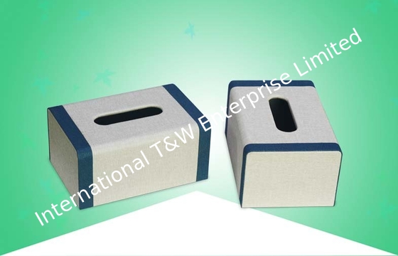 Buy Tissue Gift Custom Packaging Box Thick Wooden Board With Flocking / Cloth online manufacture