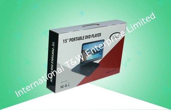Buy Corrugated Custom Printed Paper Boxes Pack DVD Player With Glossy Lamination online manufacture