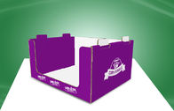 High Effective Cardboard Popcorn PDQ Tray / Countertop Cardboard Display Box