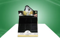 Book Light Black Cardboard Countertop Displays With Dividers Recyclable OEM ODM