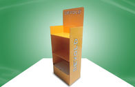 Custom Yellow  POS Cardboard Displays With PMS Offset Printing For Socks &amp; Underwear Products
