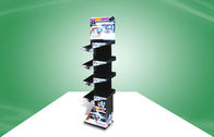 Standing Cardboard Display Racks With 8 Trays , shelf display boxes