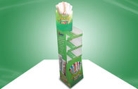 Promotion Snack POS Cardboard Displays With Three Shelves For Retail Stores