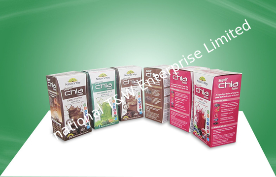 Buy Fruit Juice Paper Packaging Boxes Recyclable with Auto - lock online manufacture