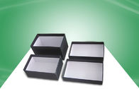 Black Rigid Gift Box Paper Packaging Boxes With Matt PP Lamination