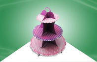 Three tier Cake Cardboard Standees , Countertop Stand up Display