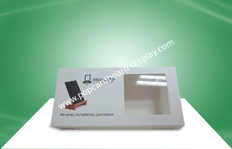 Packing iPhone Accessories Paper Box Packaging With PET Box ECO - Friendly