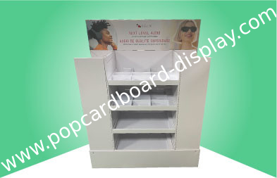 Three Face Show Cardboard Pallet Display 15 KGS/Shelf For Promoting Electronics Items