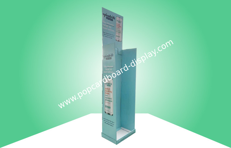 Offset Printing Custom Cardboard Displays Drink Case Stacker Easy Assembly Free Standing