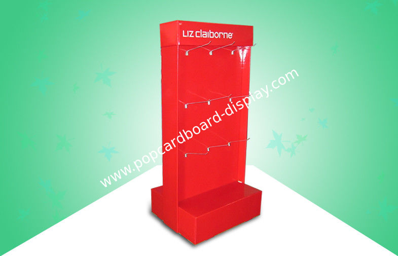 Spot Color Stable Hook POP Cardboard Display , cardboard shipper displays promotional