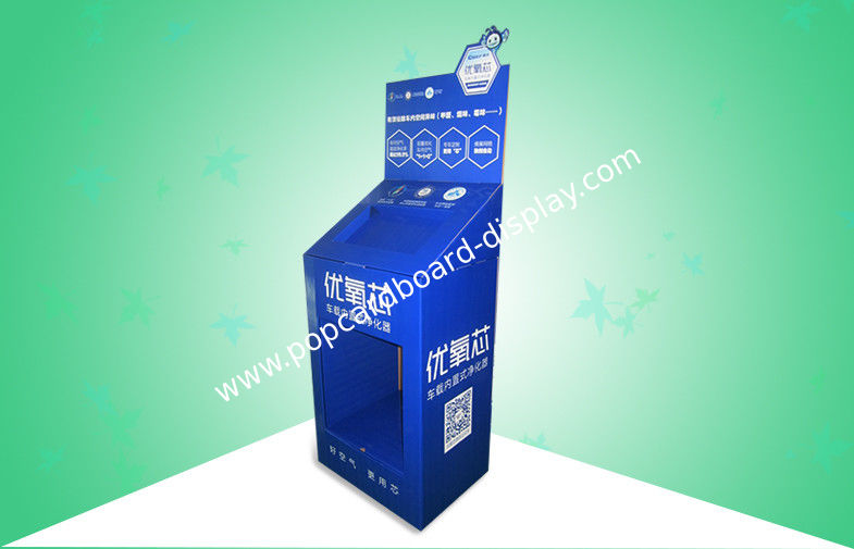 Spot Color Cardboard Dump Bins , Customized cardboard paper recycling bins