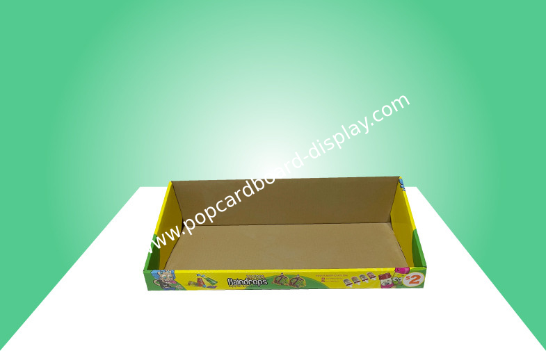 Kids Candy Cardboard PDQ / Cardboard Trays For Selling Candy/ Foods / Snacks