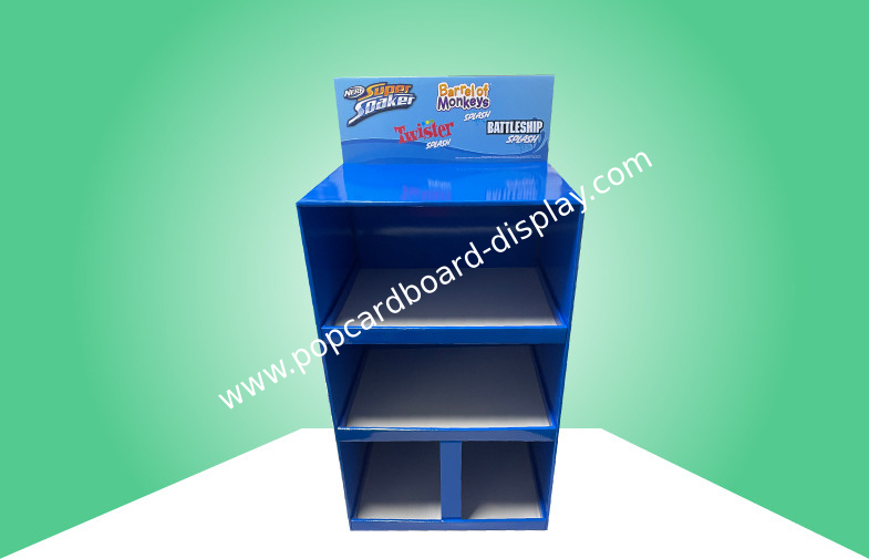 Heavy-Duty 1/4 Cardboard Pallet Display Loading Mix- Promoting Kids Toys Sold to Walmart Store