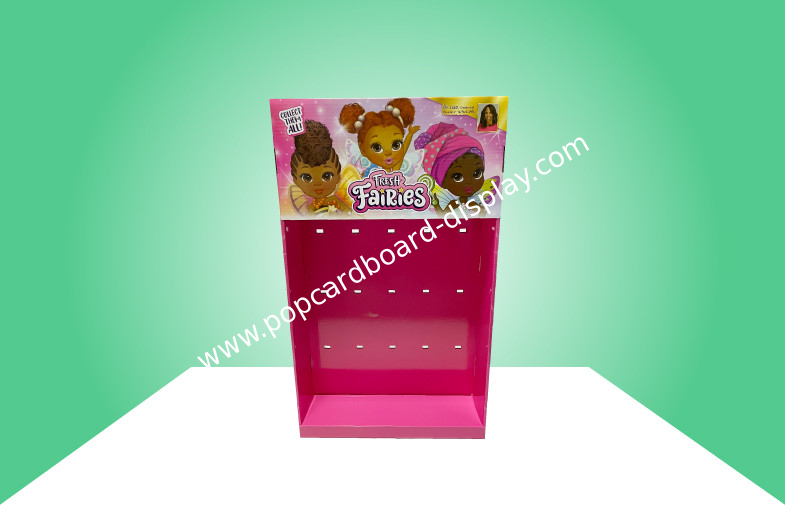 Kid Doll Sidekick Display / Corrugated Power Wing Display With 15 Plastic Hook Mix-hang Different Items