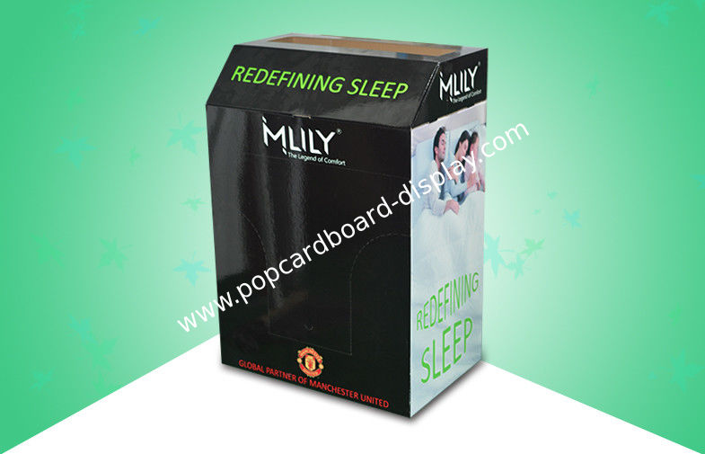 100% Recyclable Stable Strong Cardboard Dump Bins Promoting Pillow With Matt Finish