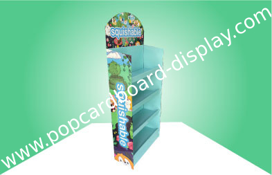 Easy Assembly 4 Shelf Stable POS Cardboard Displays Eco Friendly For Promoting Kid Toys
