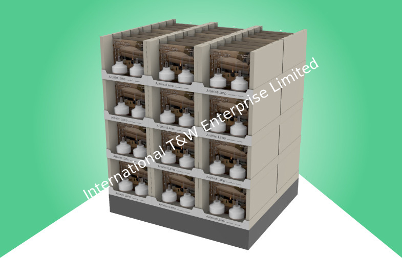 Costco Store Stackup Cardboard PDQ Trays / PDQ Display Boxes For