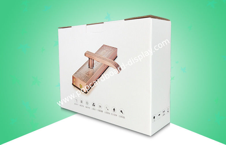 100% Recyble Corrugated Paper Packaging Boxes / Carton Packing Box For Lock