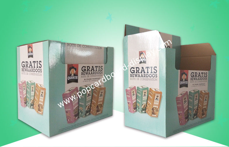 Biodegradable / Recycable Corrugated Cardboard Display Box For Pre - Filling Tincans
