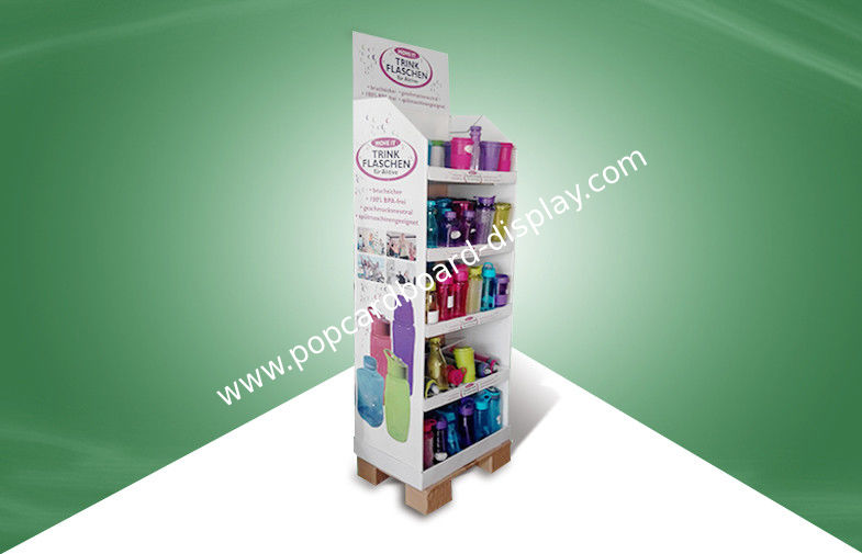 Strong Stable 5 - Shelf Cardboard Pos Display For Cups And Bottles