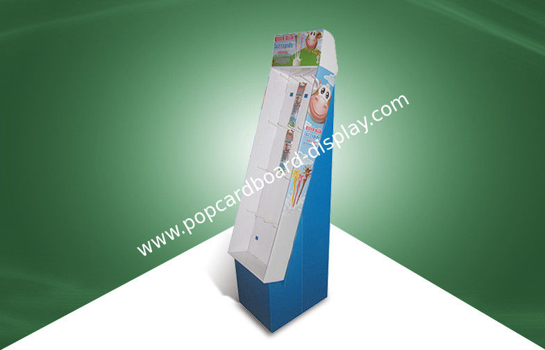 Advertising Cardboard Point Of Sale Display Stand Environment Friendly