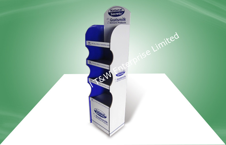 Easy - Assemble Durable Cardboard Product Displays For Milk Products