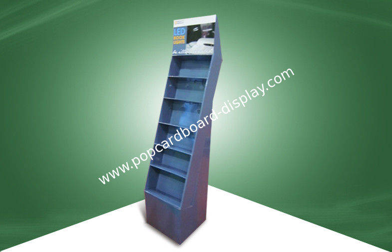 Retail Grey Cardboard Free Standing Display Units , Custom Display Stands For Promotion