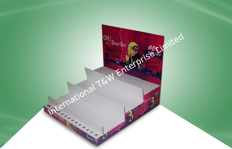 Full Color Printed Cardboard Countertop Displays for Cosmetic Pop