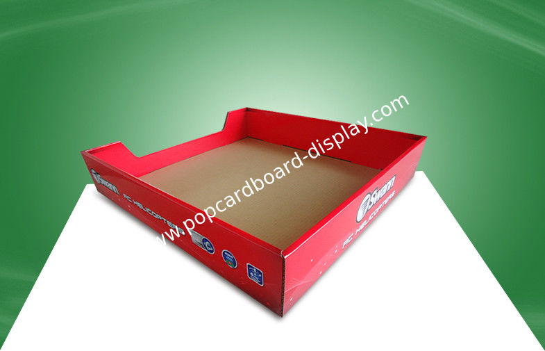 Custom Cardboard Countertop Tray PDQ Trays for Helicoper / Food / Skincare