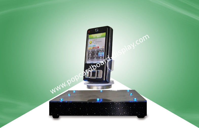 POP Floating Magnetic Display , Rotating Display Stand for Cellphone