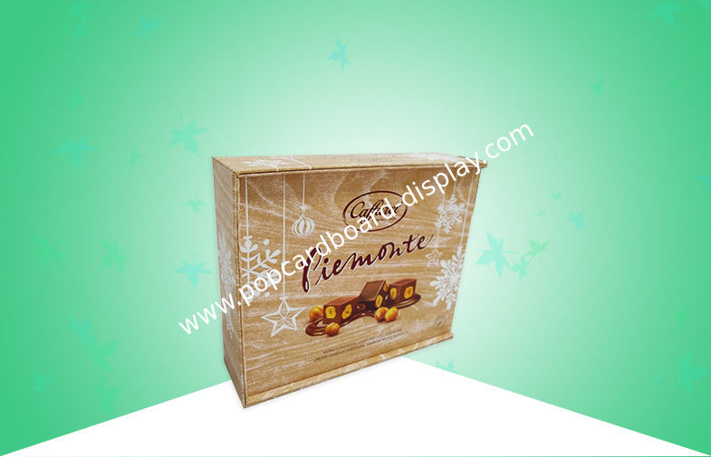 Chocorate Gift Paper Packaging Boxes SGS Proval Printing Oil Printing Eco - Friendly