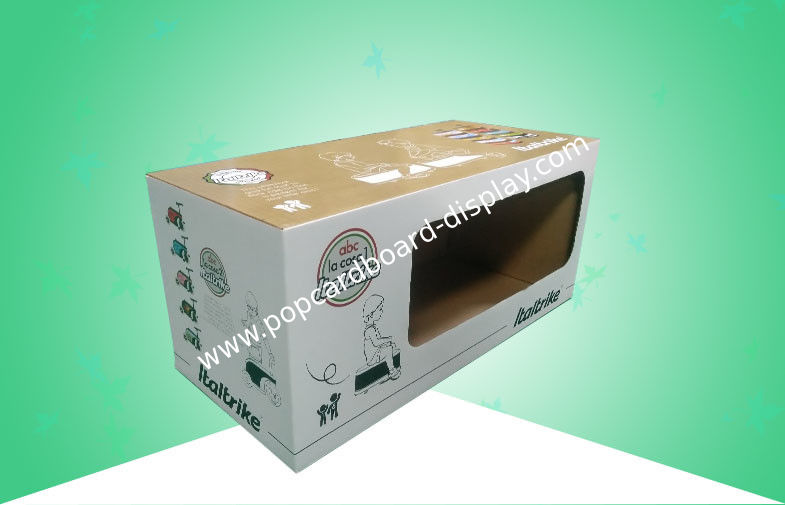 Corrugated Paper Packaging Boxes Offset Printing For Packing Kid Bike / Scooter / Trike