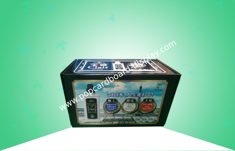 Durable Custom Printed Corrugated Boxes , Wine Paper Box With Glossy Lamination