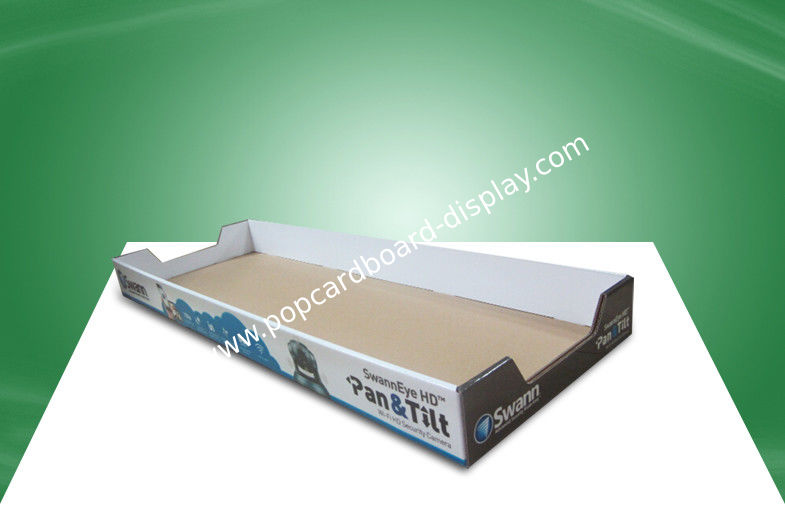 Promotion Products PDQ Retail Display Trays / Cardboard Countertop Tray 4C / 0C Offset