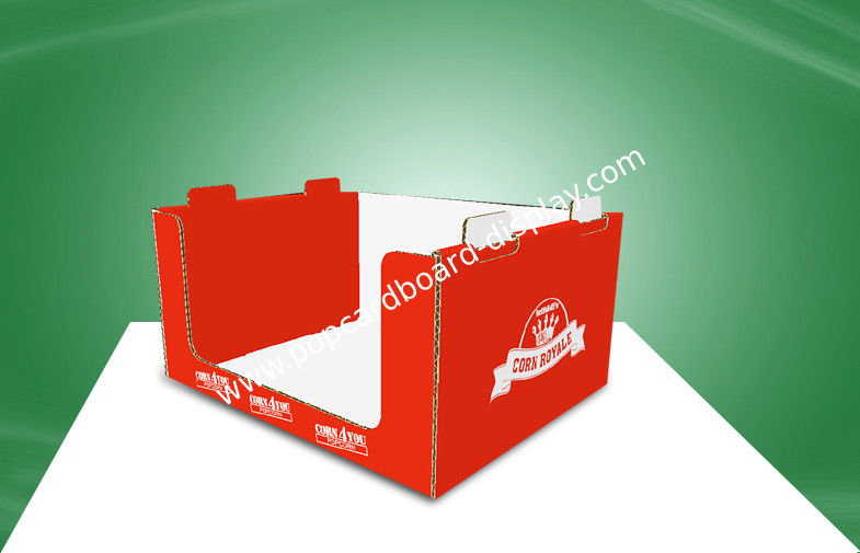 High Effective Cardboard Popcorn PDQ Tray / Countertop Cardboard Display Box