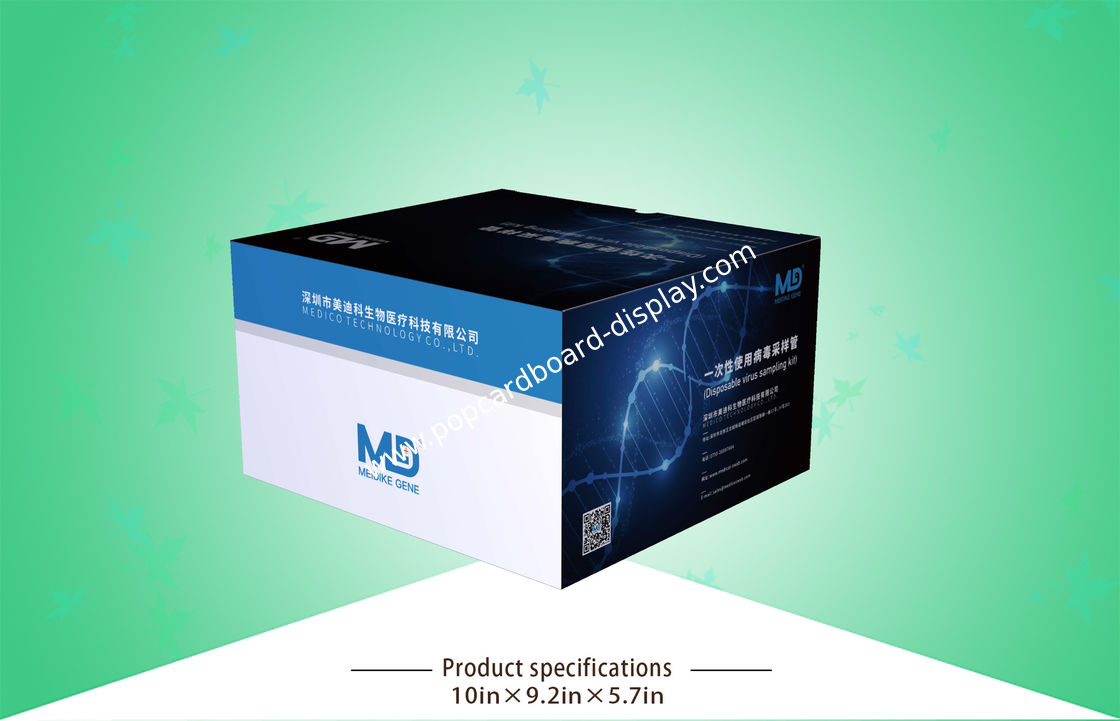 Fast Leading Time Corrugated Paper Packaging Boxes for Disposable Virus Sampling Kit