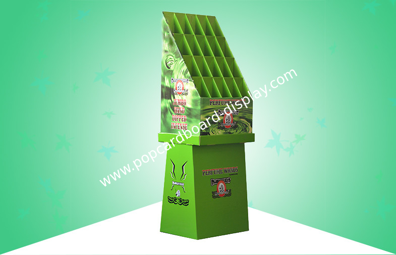 20 - Cell Cardboard Free Standing Floor Display With Shiny Finish  100% Recycled Material