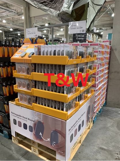 Costco Pallet Display / Cardboard PDQ Pallet Display for Hand Warmer