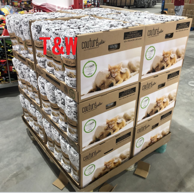 Heavy Duty Costco Double Wall PDQ Display Cardboard Tray For