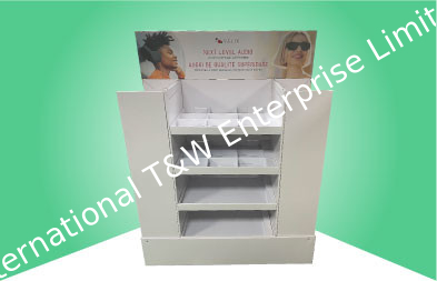 Three Face Show Cardboard Pallet Display 15 KGS/Shelf For Promoting Electronics Items