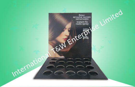 Good price Glossy CMKY Printing Cardboard Countertop Displays For Displaying Haircare Products online