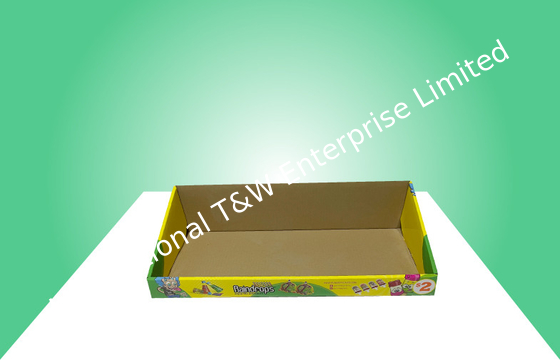 Kids Candy Cardboard PDQ Trays For Selling Candy / Foods / Snacks