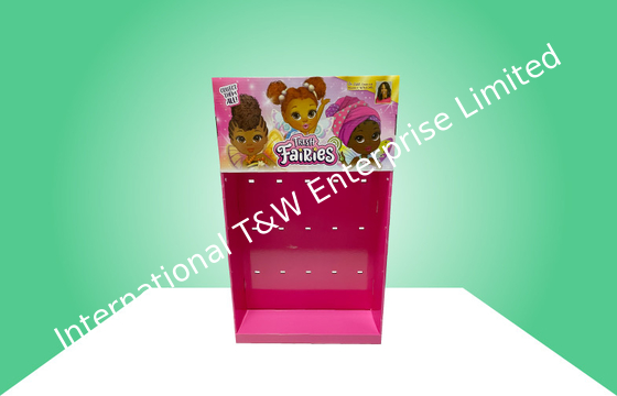Good price Kid Doll Sidekick Display, Corrugated Power Wing Display With 15 Plastic Hook online