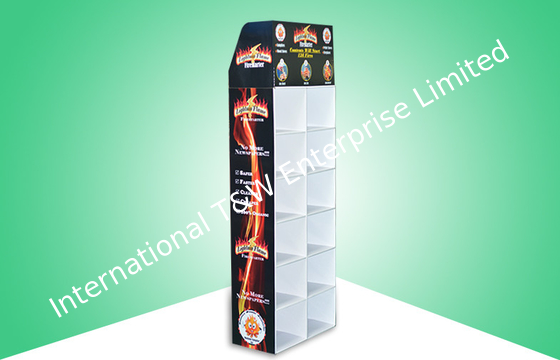 Good price 12 Cell Corrugated Cardboard Display Stands For Firestarter , Cardboard Floor Displays online